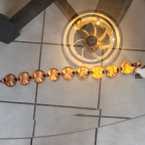 Copper Coin Bracelet